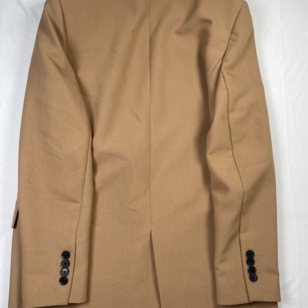 Zara Camel Brown Single-Button Blazer - Picture 3 of 13